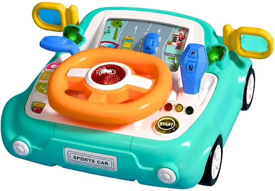 Lean Toys Driving Simulator Panel Car with Lights and Sounds for Ages 36+ Months