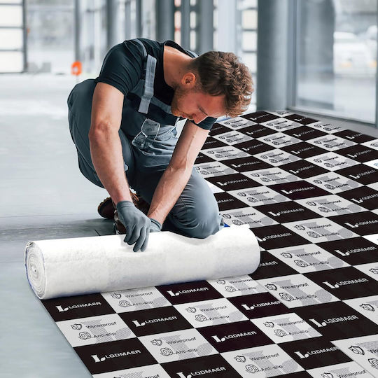 Self-adhesive Anti-slip Protective Floor Film 1x31 M Black White