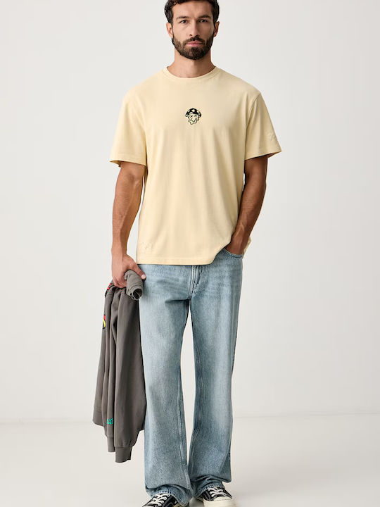 T-shirt Μπεζ
