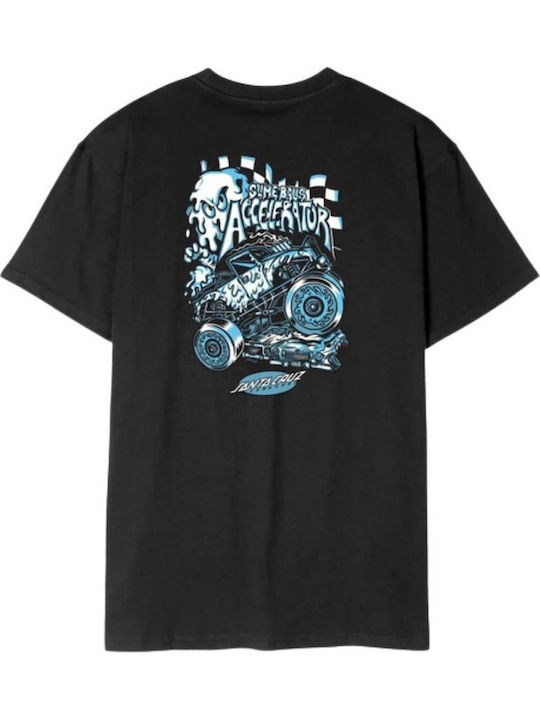 Santa Cruz Slime Balls Accelerator T-shirt Black SCA-TEE-14184