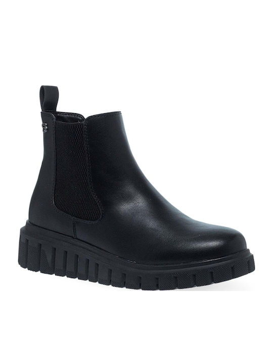 Ghete Chelsea de Damă Negre Culoare