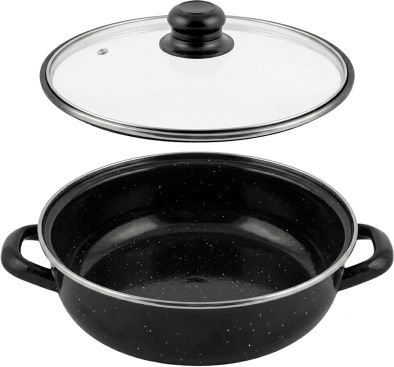 Elekom Stainless Steel Shallow Pot 26cm Elekom Stainless Steel Shallow Pot 26cm