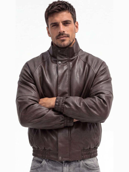 Brown Leather Jacket DNGR.0009-BROWN