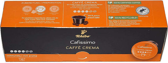 Tchibo Espresso-Caffè-Crema-Kapseln Kompatibel mit Cafissimo-Maschinen 80 Kapseln