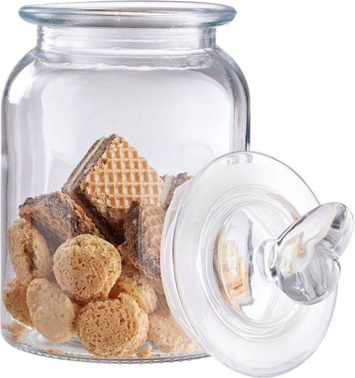 Butlers Sweet Heart Borcan cu Capac pentru Utilizare Generală, din Sticlă Transparentă, 1000 ml