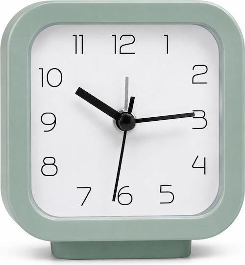 Ankor Ceas de Masă cu Indicatoare din Plastic cu Alarmă Verde 856244