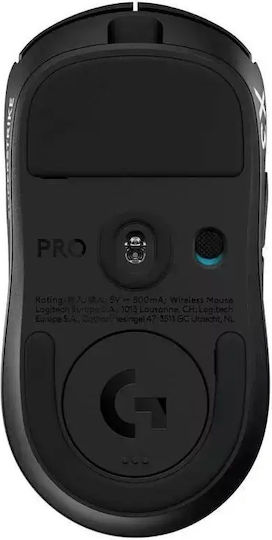 Logitech Pro X3 Superstrike Ασύρματο Gaming Ποντίκι 48000 DPI Midnight Black