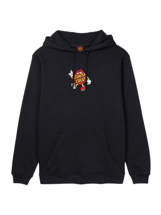 Dot Guy Front Hoodie Schwarz