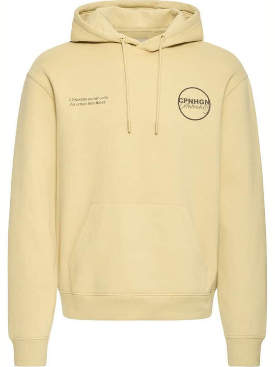 Ecru Hooded Sweatshirt