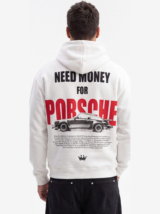 Need Money Hoodie Sweatshirt White 1903WHITE