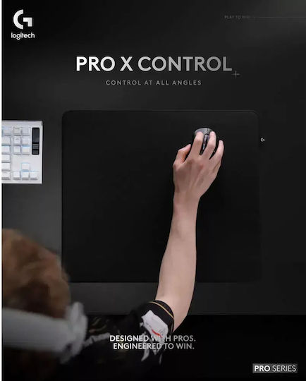 Logitech Pro X Control Подложка За Мишка 943-001618 Гейминг Черна 460 X 400 X 6 Mm