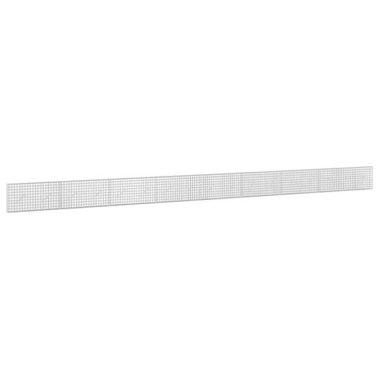 vidaXL Steel Gabion Basket for Garden Fence 5x5x50 cm Silver