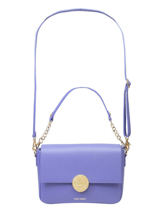 Anisa Geantă de Umăr / Crossbody din Piele pentru Femei Mov