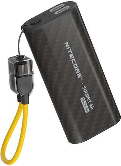 NiteCore Summit Air Powerbank 8000 mAh 22,5 W mit 2 USB-C-Anschlüssen Power Delivery Grau
