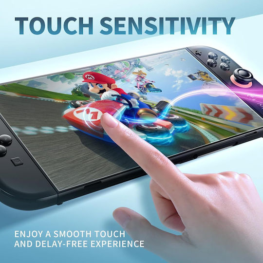 Set 3 Tempered Protective Glasses Nintendo Switch Console 2