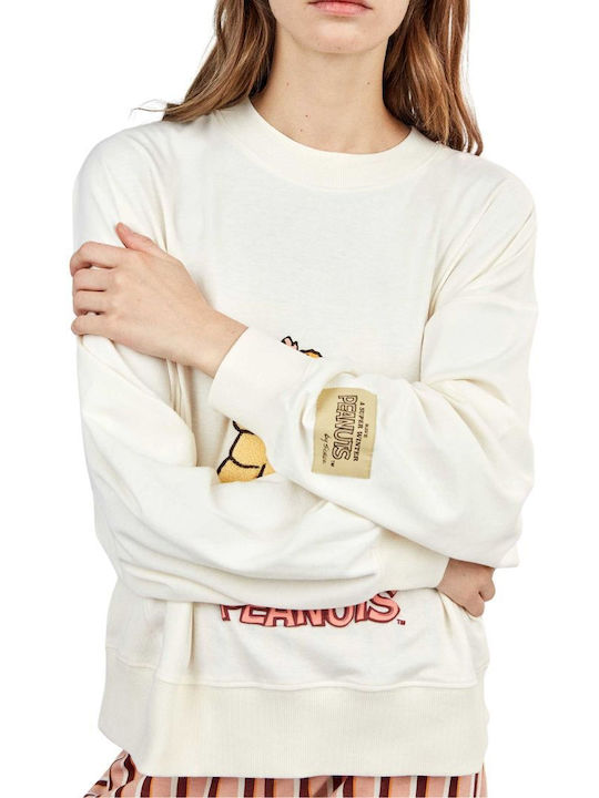 Gisela Winter Women's Pajama Set in Ecru