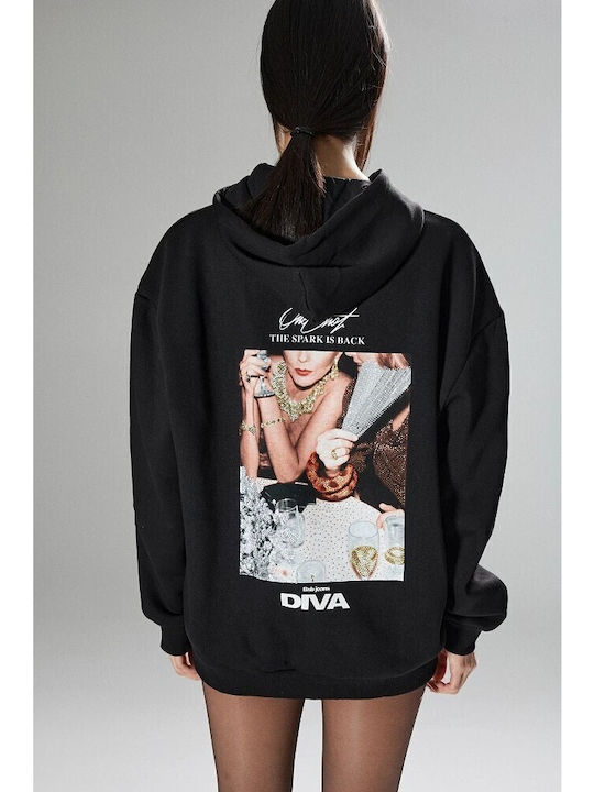 Women's Hooded Sweatshirt Black
