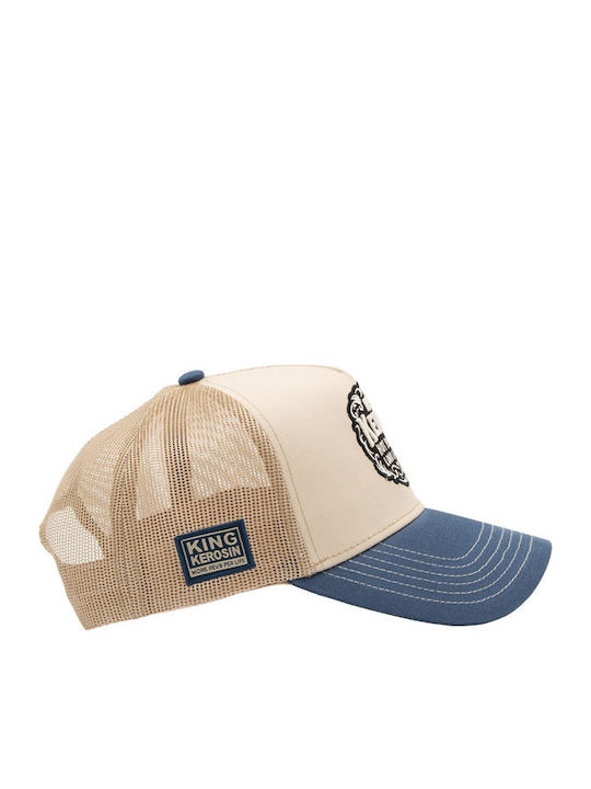 King Kerosin Șapcă Hot Rod Off-White