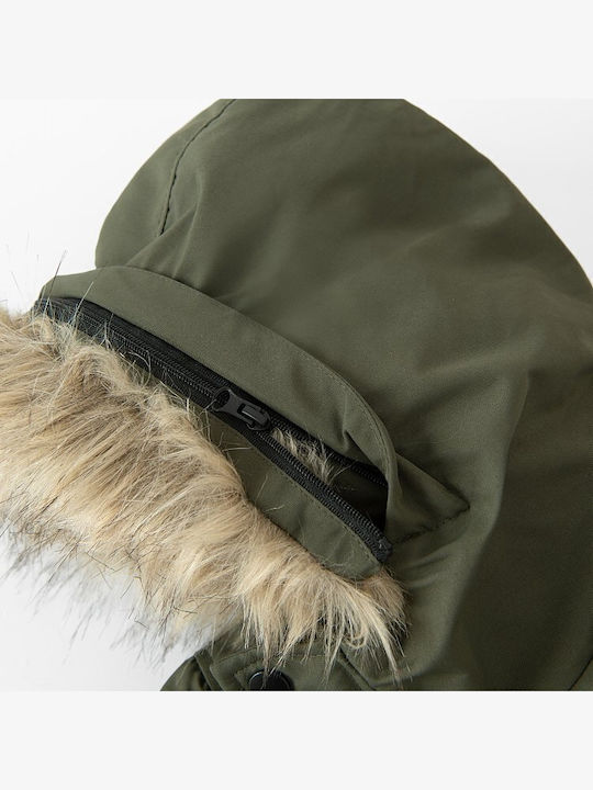 Kids’ Casual Short Green Jacket