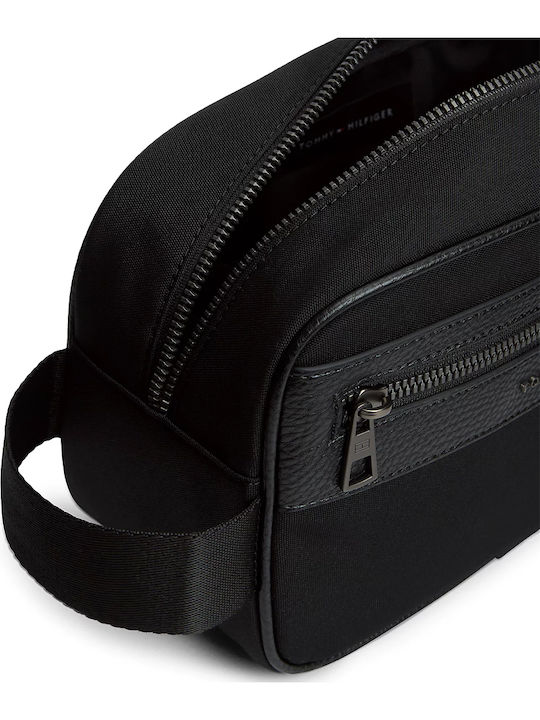 Tommy Hilfiger Men's Washbag Water Resistant Black Am0am14514-bds