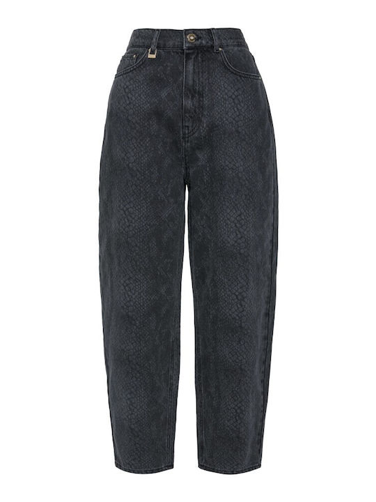 High-Rise Women's Jeans in Regular Fit Black