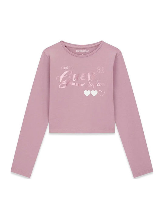 Guess Детска блуза Pink
