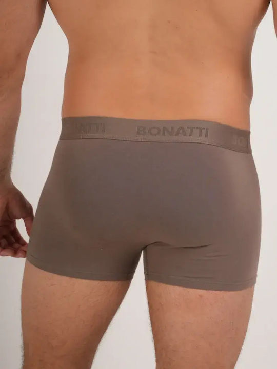 Men's Brown Printed Boxer Shorts