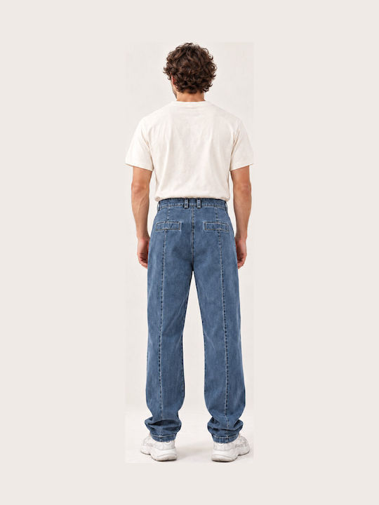 Мъжки Еластични Дънки Denim-blue