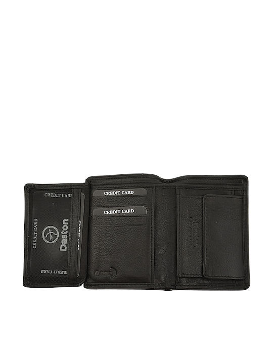 Leather Men's Wallet with RFID Black