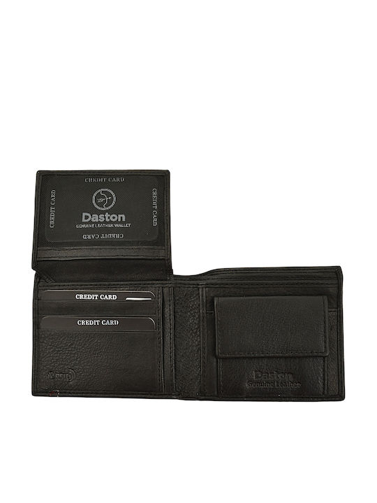 Leder Herrenbrieftasche mit RFID Schwarz