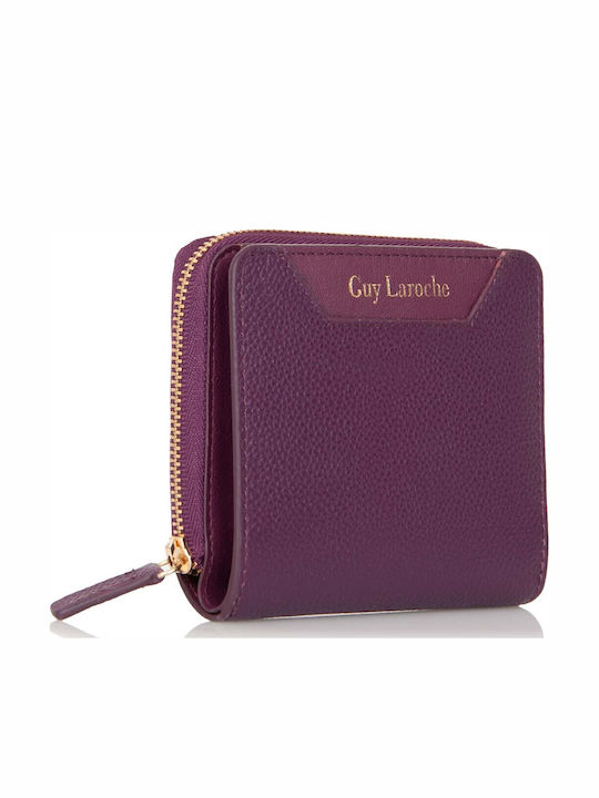 Leather Women's Wallet with RFID Purple