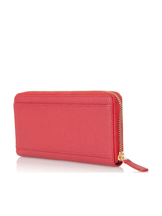 Leather Women's Wallet Red