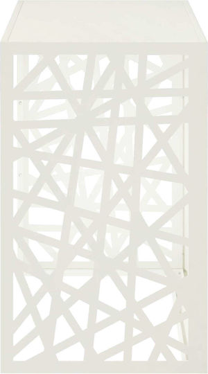 Air Conditioner Cover White 110 X 50 X 80 Cm Steel 8014165 White