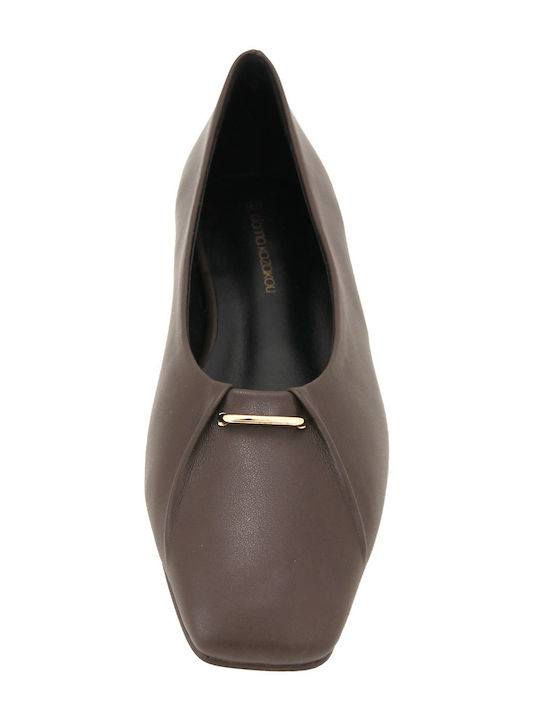 Leder Damen Ballerinas Braune