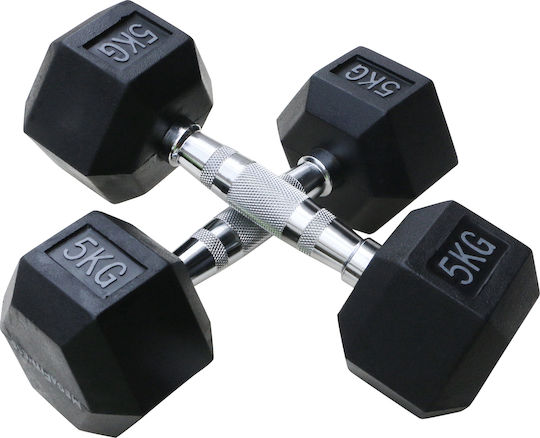 MegaFitness Sechseckige Hantel 1 x 5 kg