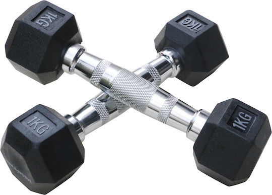 MegaFitness Sechseckhantel 1 x 1 kg