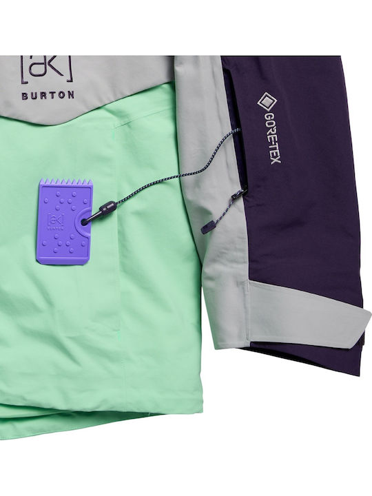Burton Swash 307571E4R Ανδρικό Μπουφάν Gore-Tex για Σκι & Snowboard Γκρι