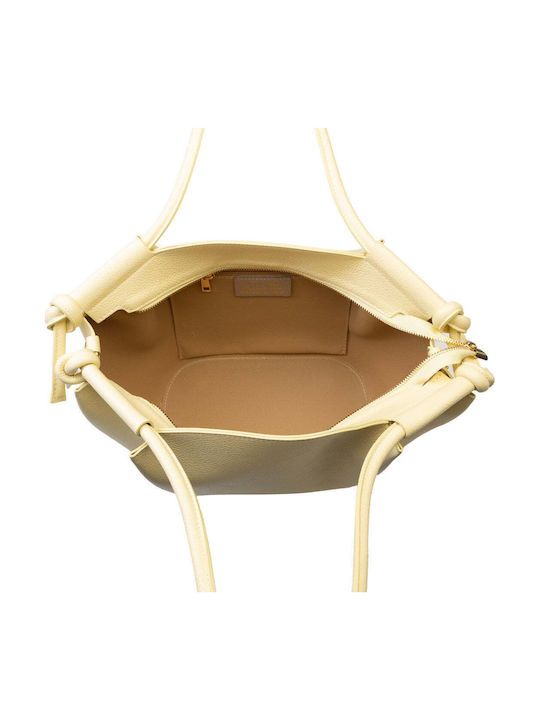 Karina Leather Women's Shoulder / Handbag Yellow
