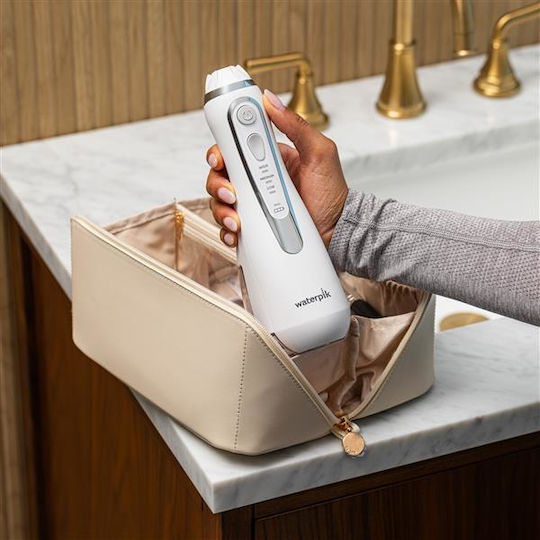 Waterpik Irigator Bucal 210ml Reîncărcabil & Impermeabil Alb WP-580EU
