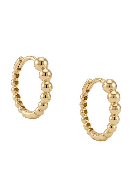 Damen Creolen mit Kugeln K9 057543 057543 9 Karat Gold