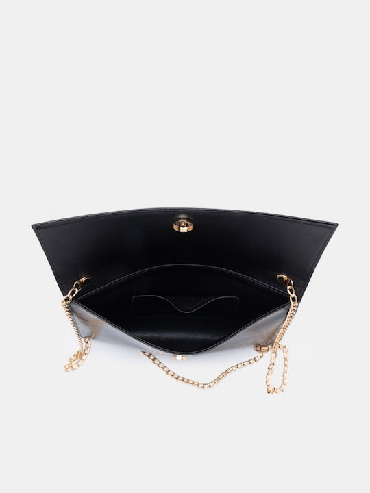 Damen-Clutch Schwarzlack