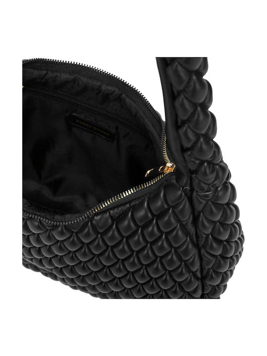 Schwarze Damen-Schultertasche