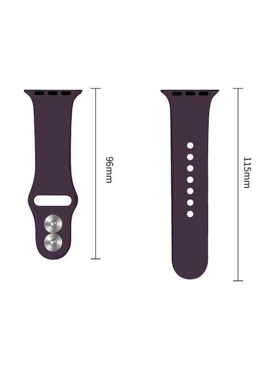 Tech-Protect Λουράκι Σιλικόνης Μπορντό (Apple Watch 38/40/41/42mm)