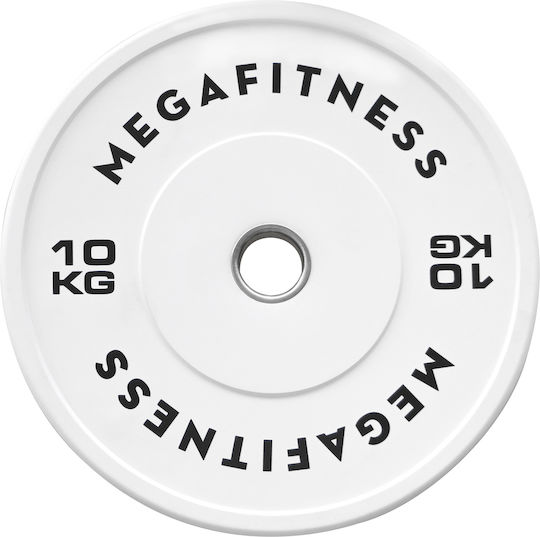 MegaFitness Бъмпър Диск Олимпийски Тип Гумен 1 x 10kg Φ50mm