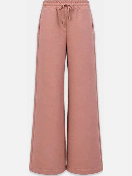 Pantaloni de Trening din Catifea Pink