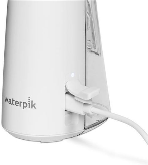 Waterpik Irigator Bucal 177 ml Reîncărcabil și Impermeabil Alb WF-20CD010