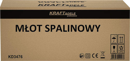 Kraft & Dele KD3476 Бензинов Къртач с Ударна Функция и Захват SDS Max