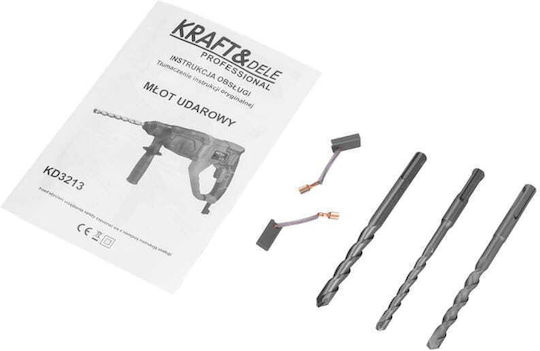 Kraft & Dele KD3213 Ударен Електрически Перфоратор 2700 W със Захват SDS Plus