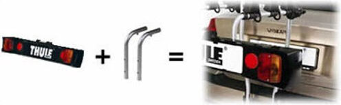 Adaptor Thule Ta976100 pentru Placa de Iluminare Thule Lightboard 976, Compatibilă cu Suporturile de Biciclete Thule
