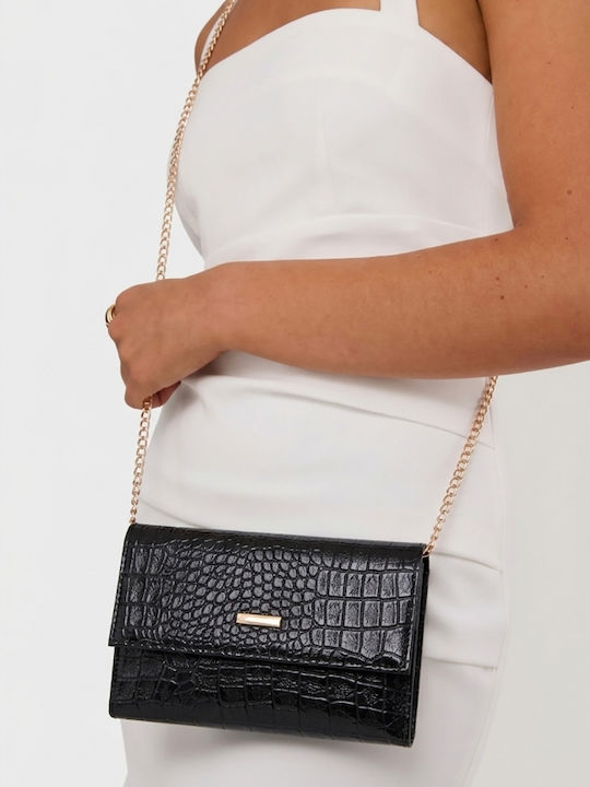 Schwarze Damen-Clutch